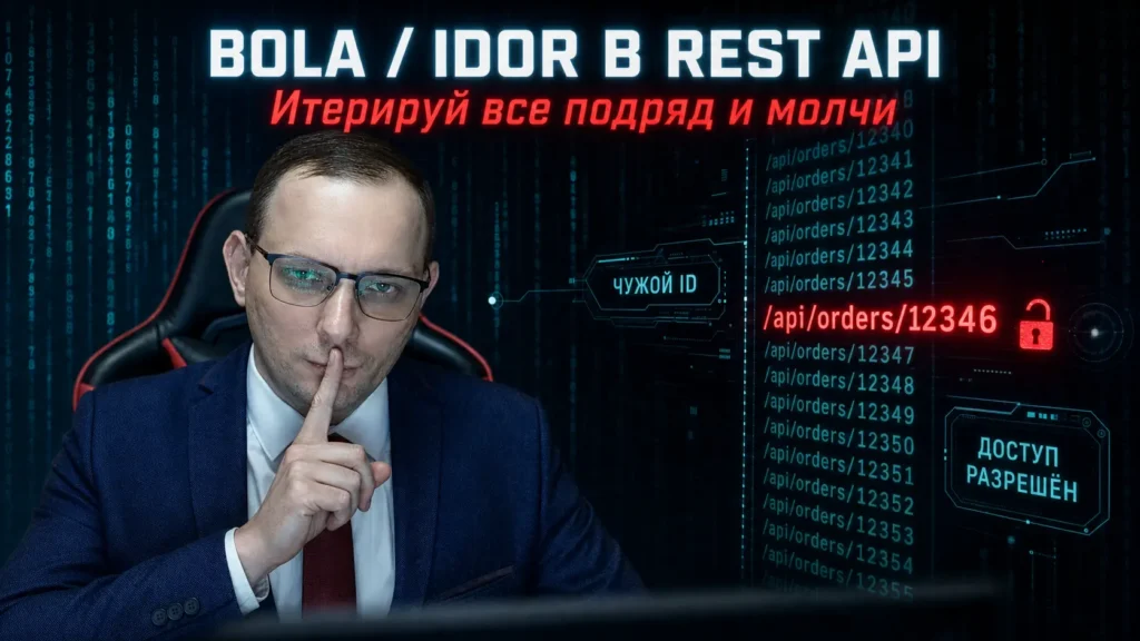 BOLA/IDOR в REST API: итерируй всё подряд и молчи