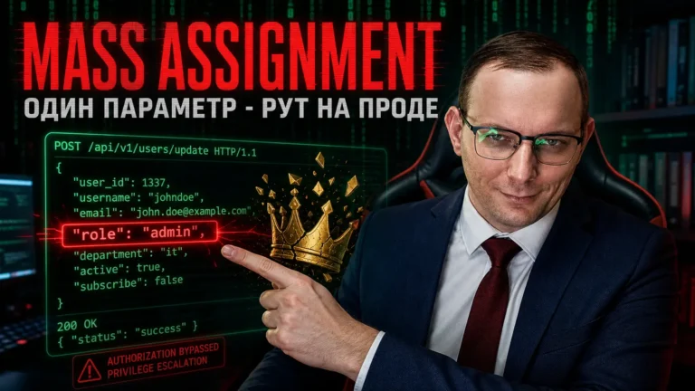 Mass Assignment: один параметр - рут на проде